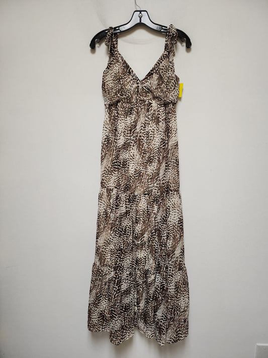 Dress Casual Maxi By Express In Animal Print, Size: S