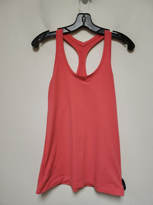 Athletic Tank Top By Lululemon In Pink, Size: S