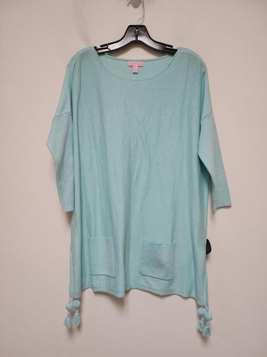 Top Long Sleeve Designer By Lilly Pulitzer In Aqua, Size: S