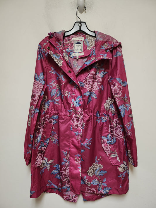 Coat Raincoat By Joules In Pink, Size: M