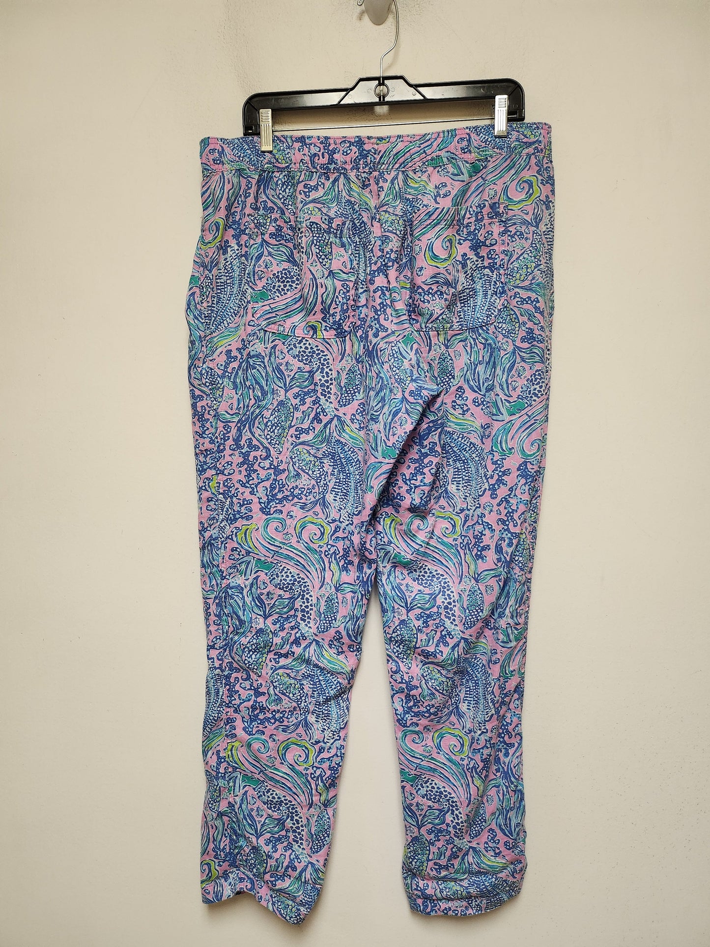 Pants Designer By Lilly Pulitzer In Multi-colored, Size: L