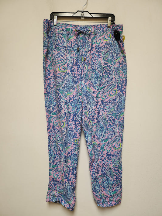 Pants Designer By Lilly Pulitzer In Multi-colored, Size: L