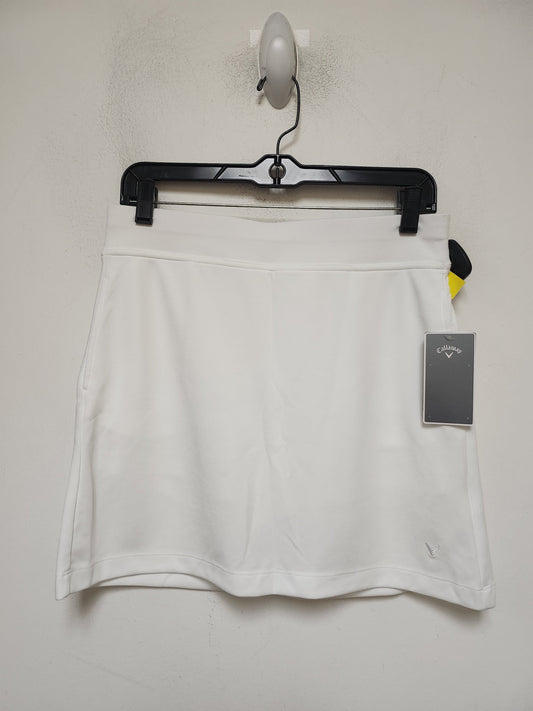 Athletic Skirt By Callaway In White, Size: S