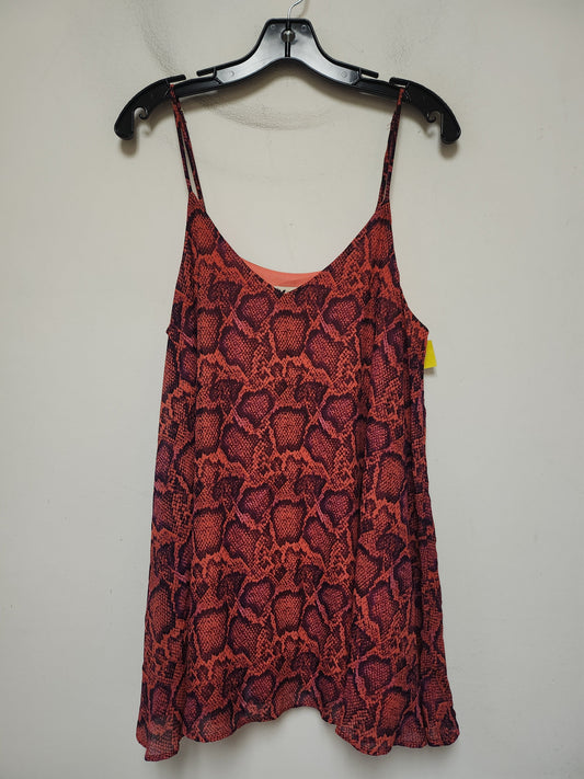 Top Sleeveless By Mumu In Snakeskin Print, Size: M