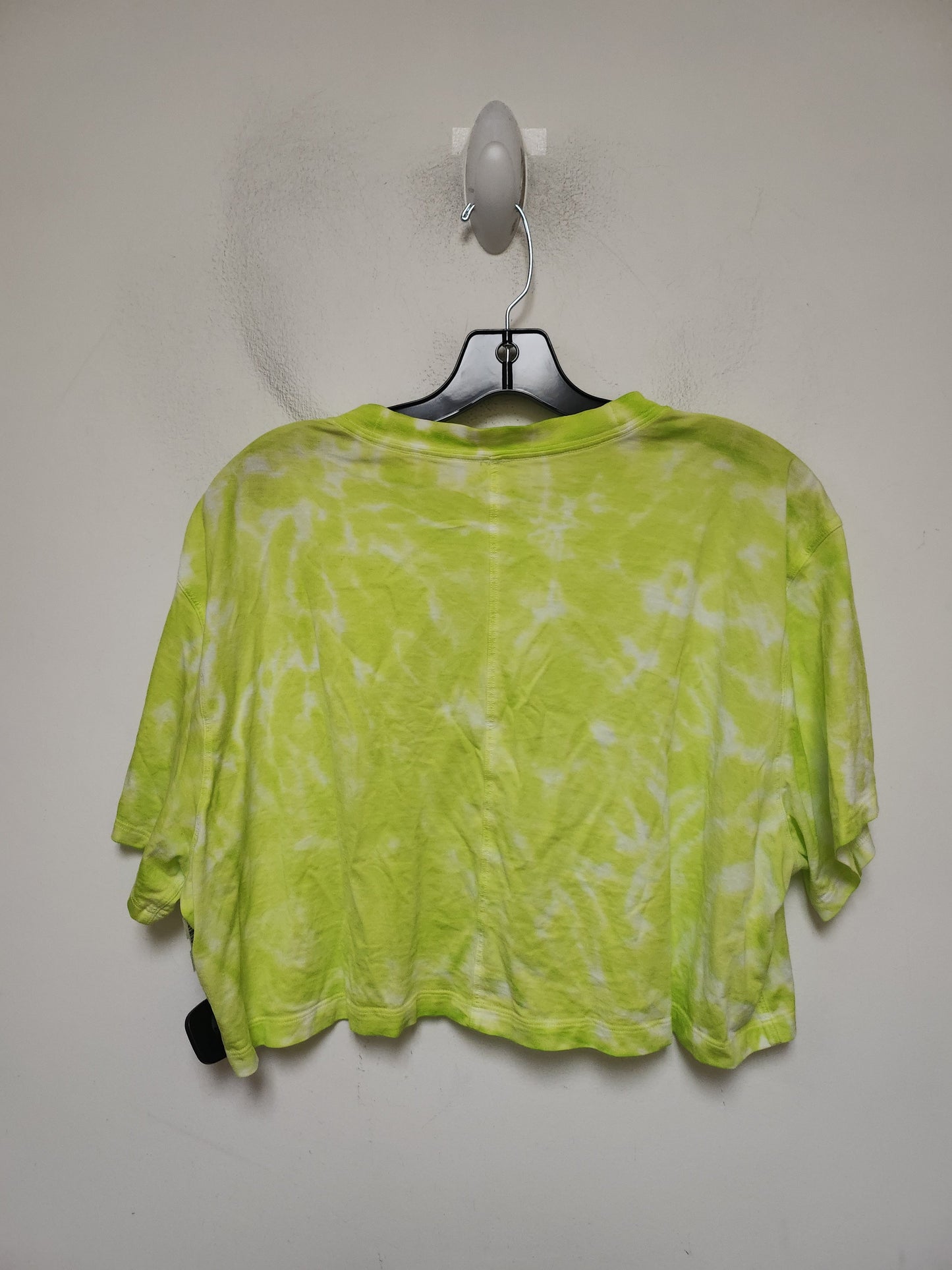 Athletic Top Short Sleeve By Lululemon In Green, Size: L