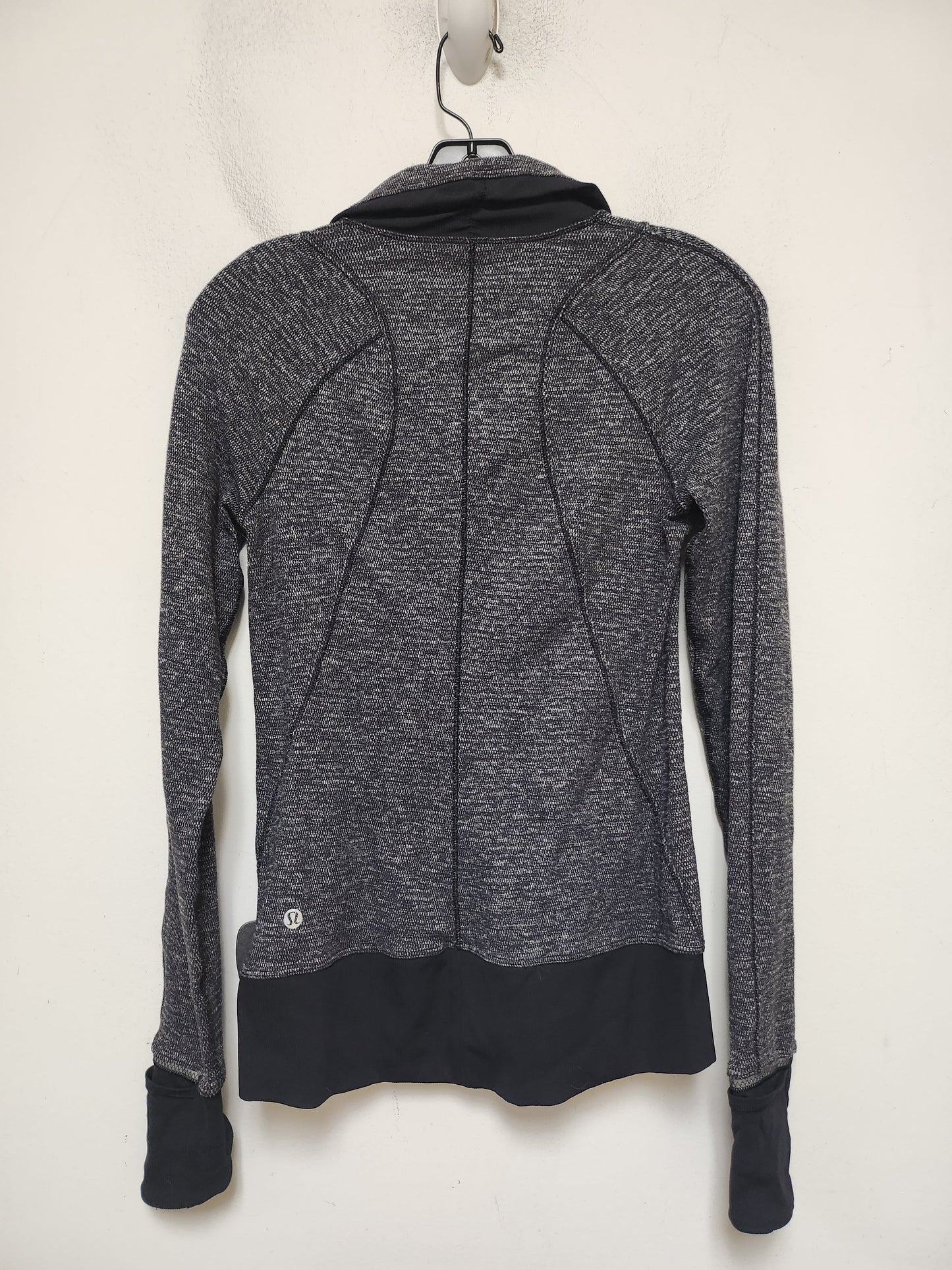 Athletic Jacket By Lululemon In Grey, Size: S