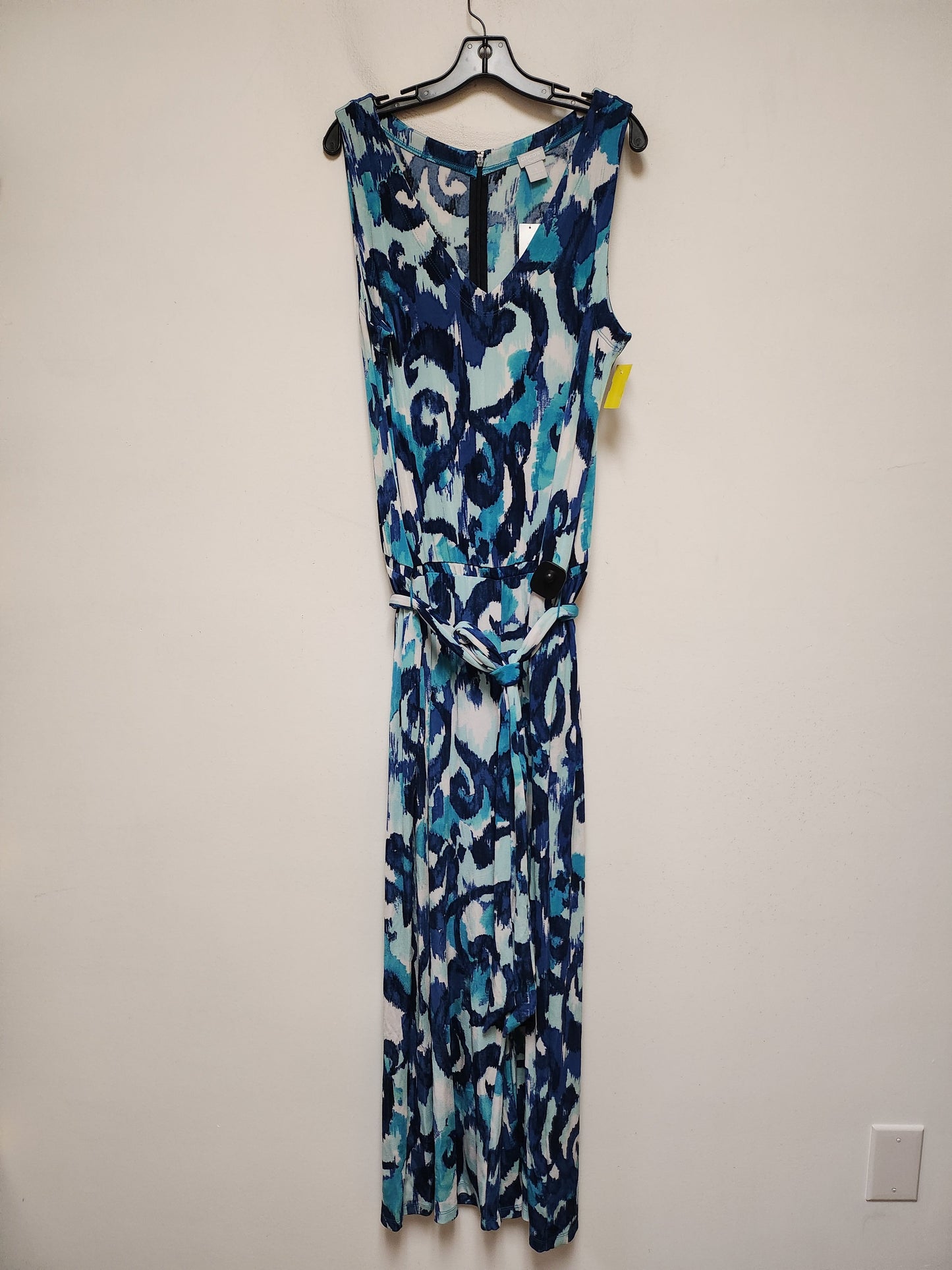 Jumpsuit By Chicos In Blue, Size: Xl