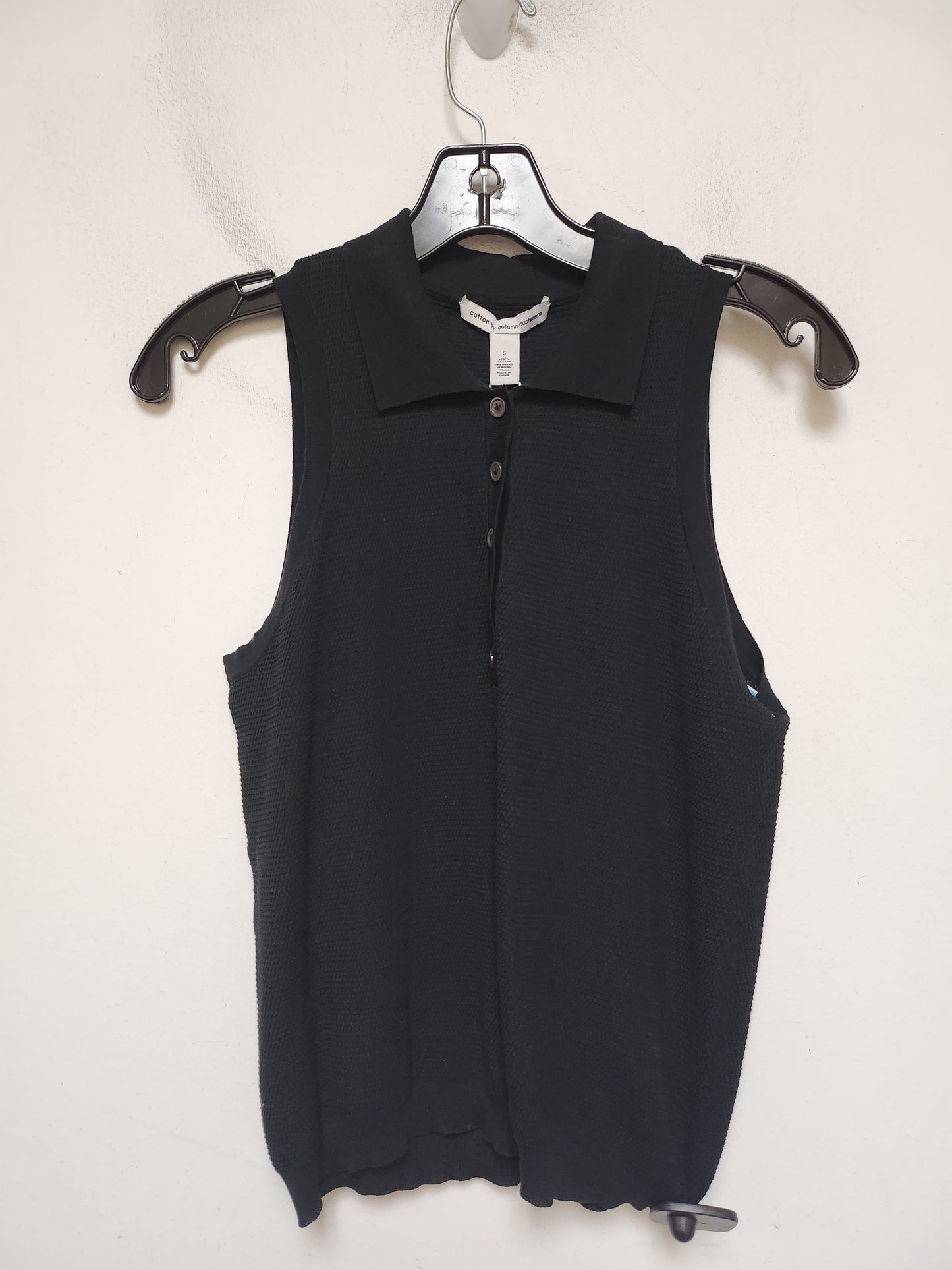 Top Sleeveless By Autumn Cashmere In Black, Size: S