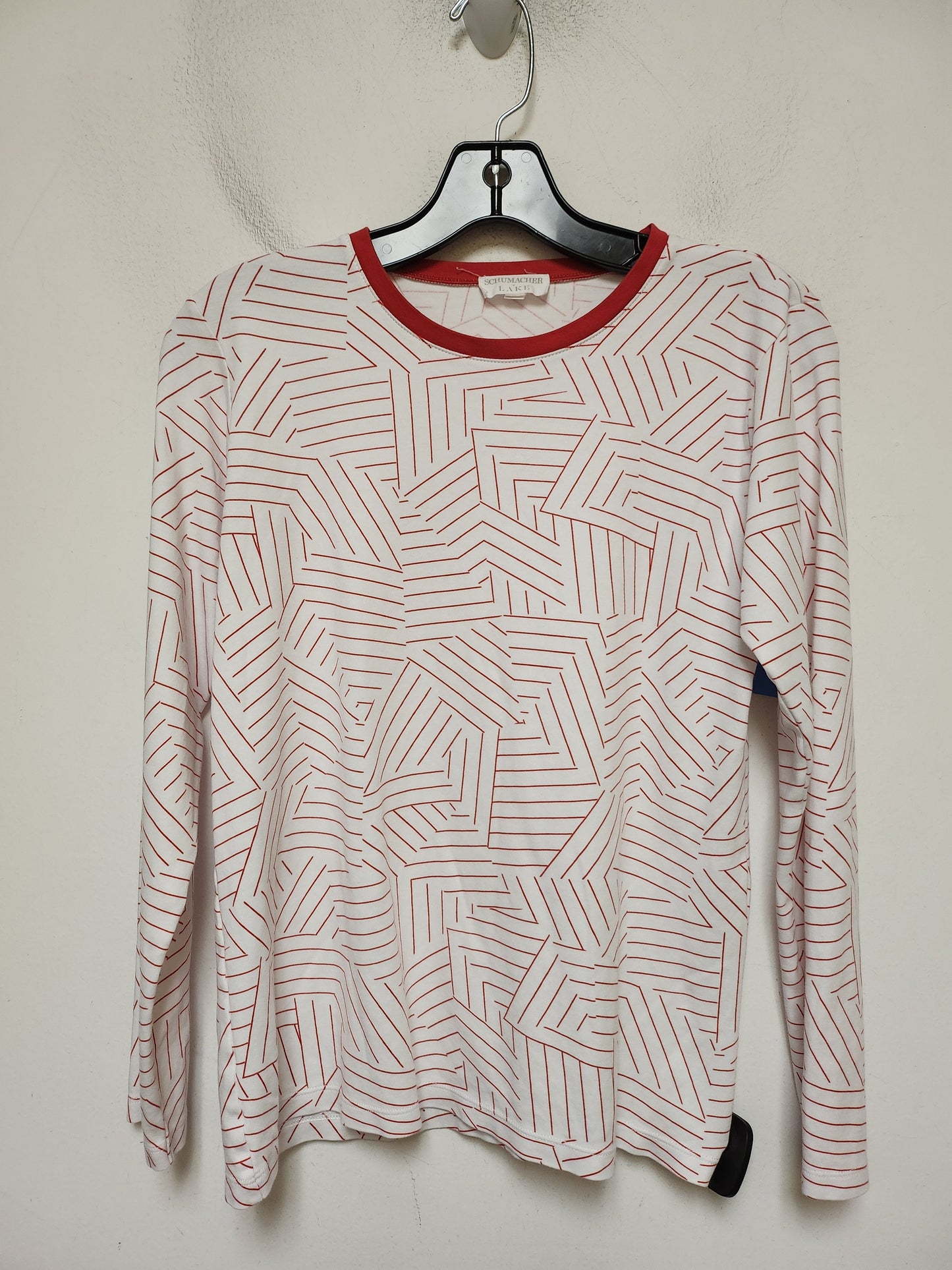 Pajamas 2pc By Clothes Mentor In Red & White, Size: S