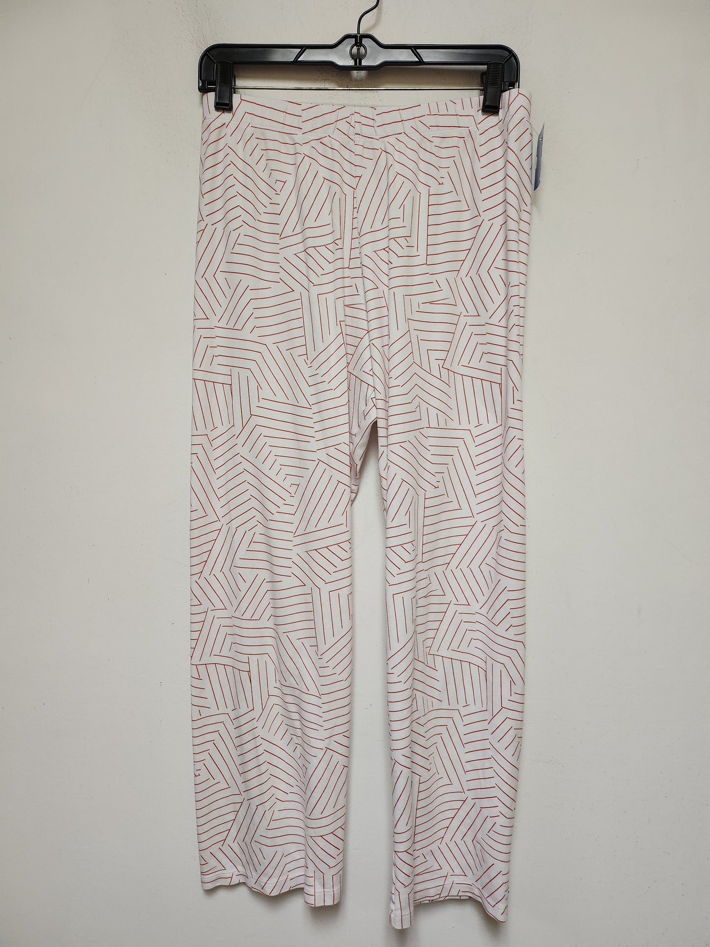 Pajamas 2pc By Clothes Mentor In Red & White, Size: S