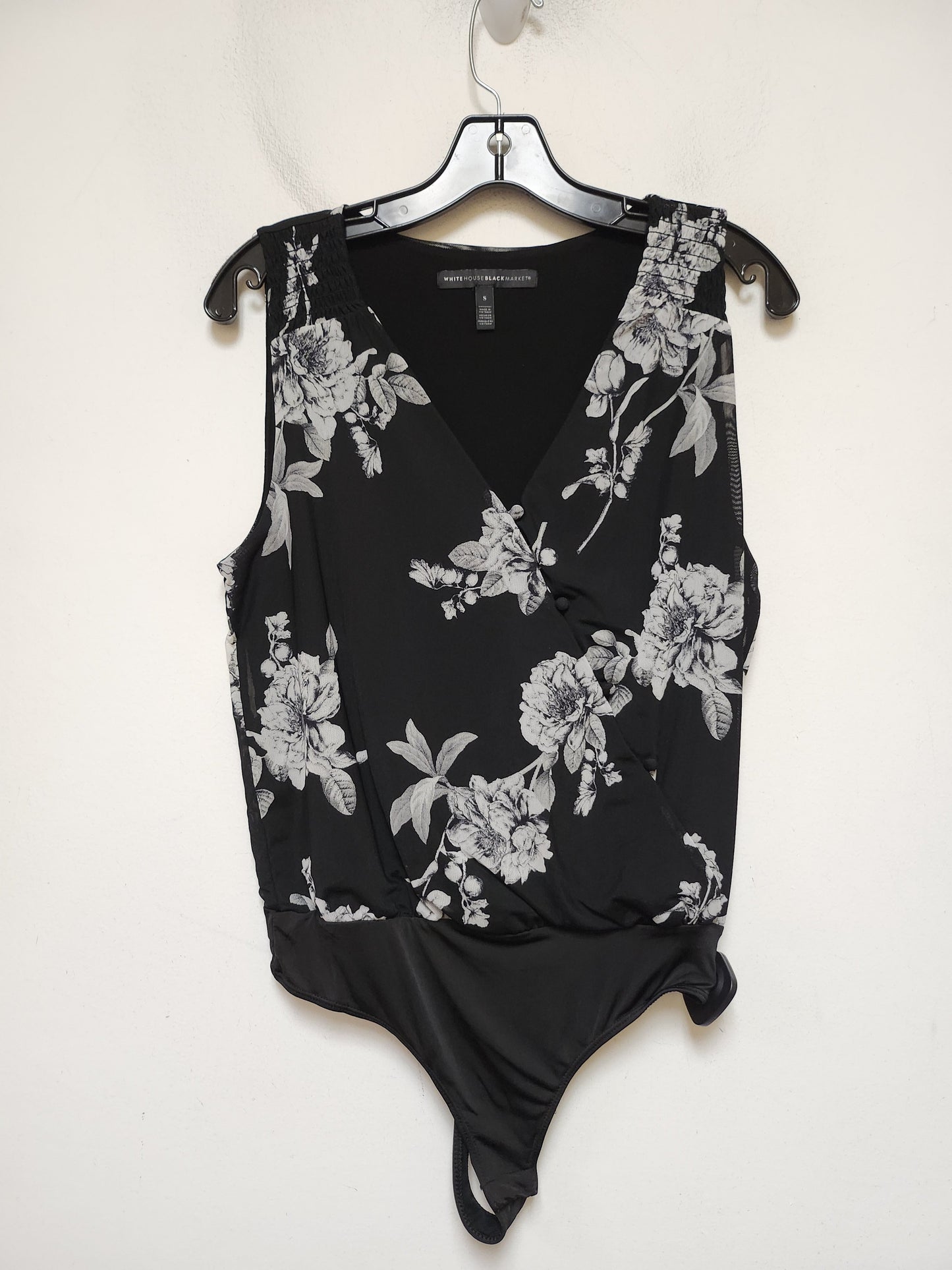 Bodysuit By White House Black Market In Floral Print, Size: S