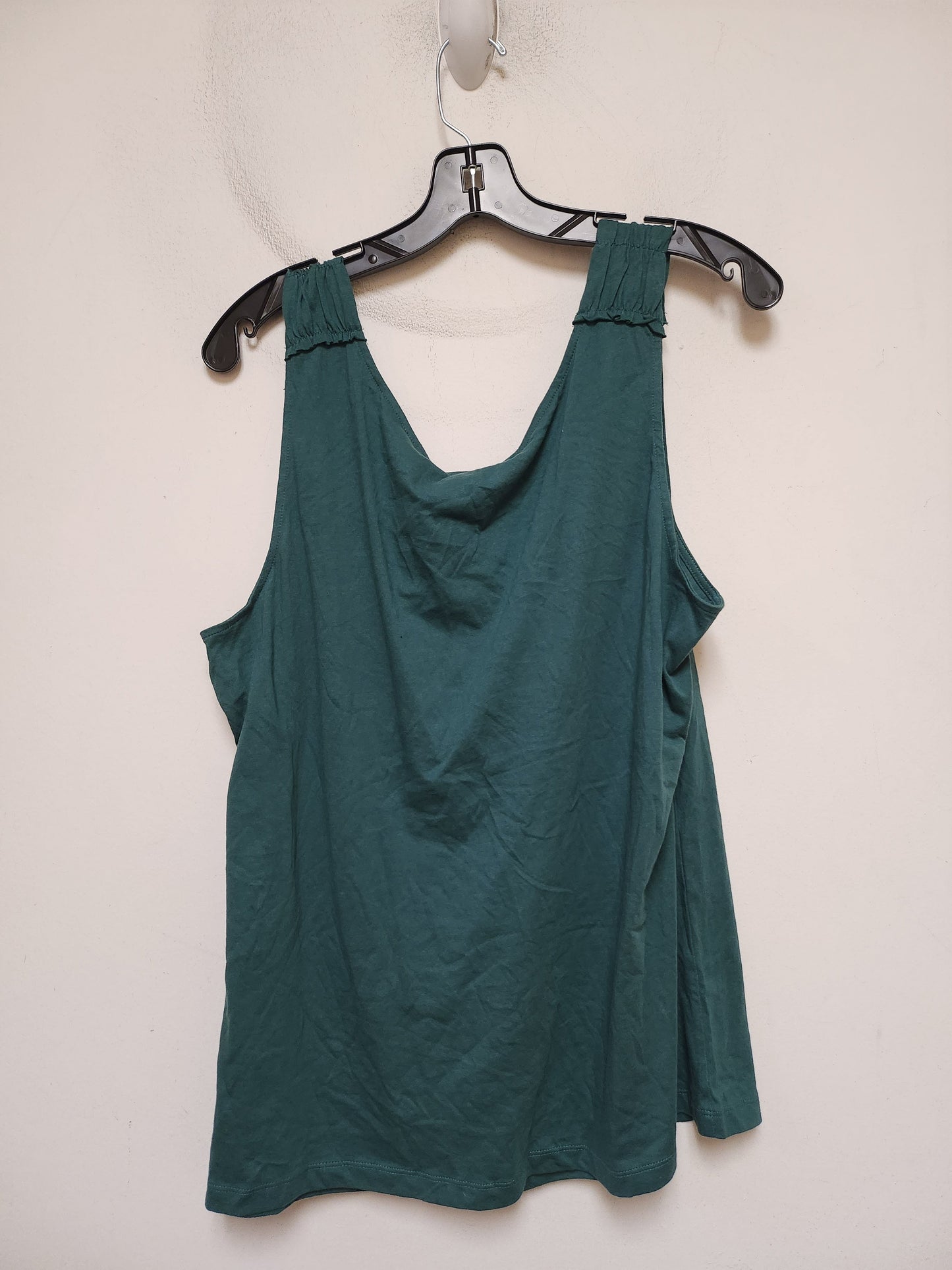 Top Sleeveless By Talbots In Green, Size: Xl