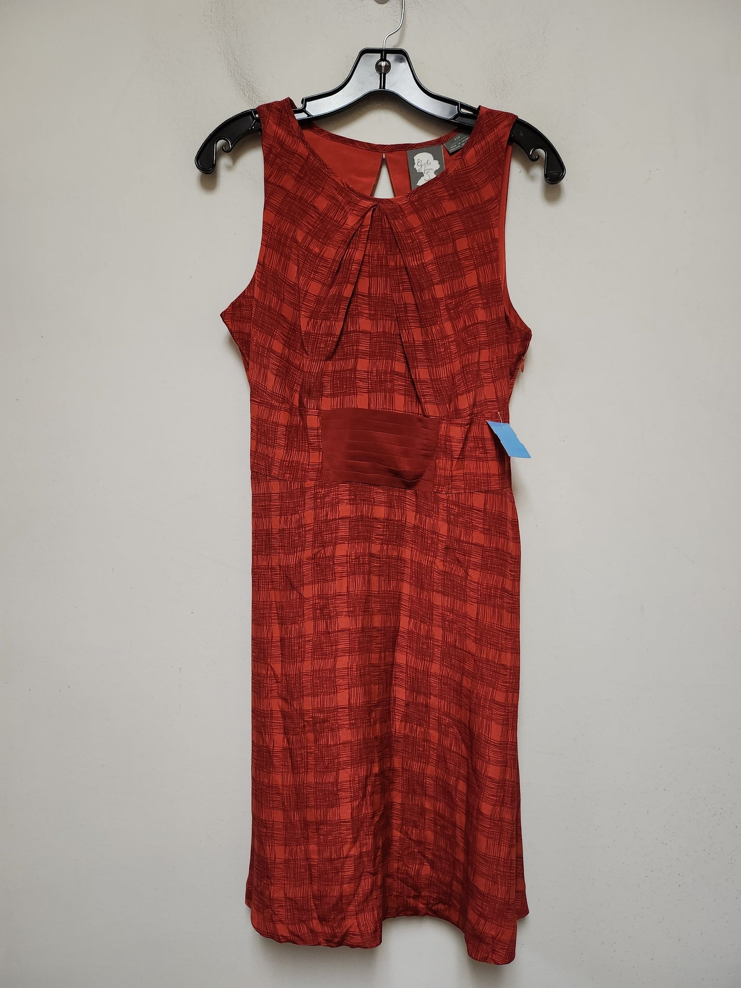 Dress Casual Short By Anthropologie In Red, Size: S