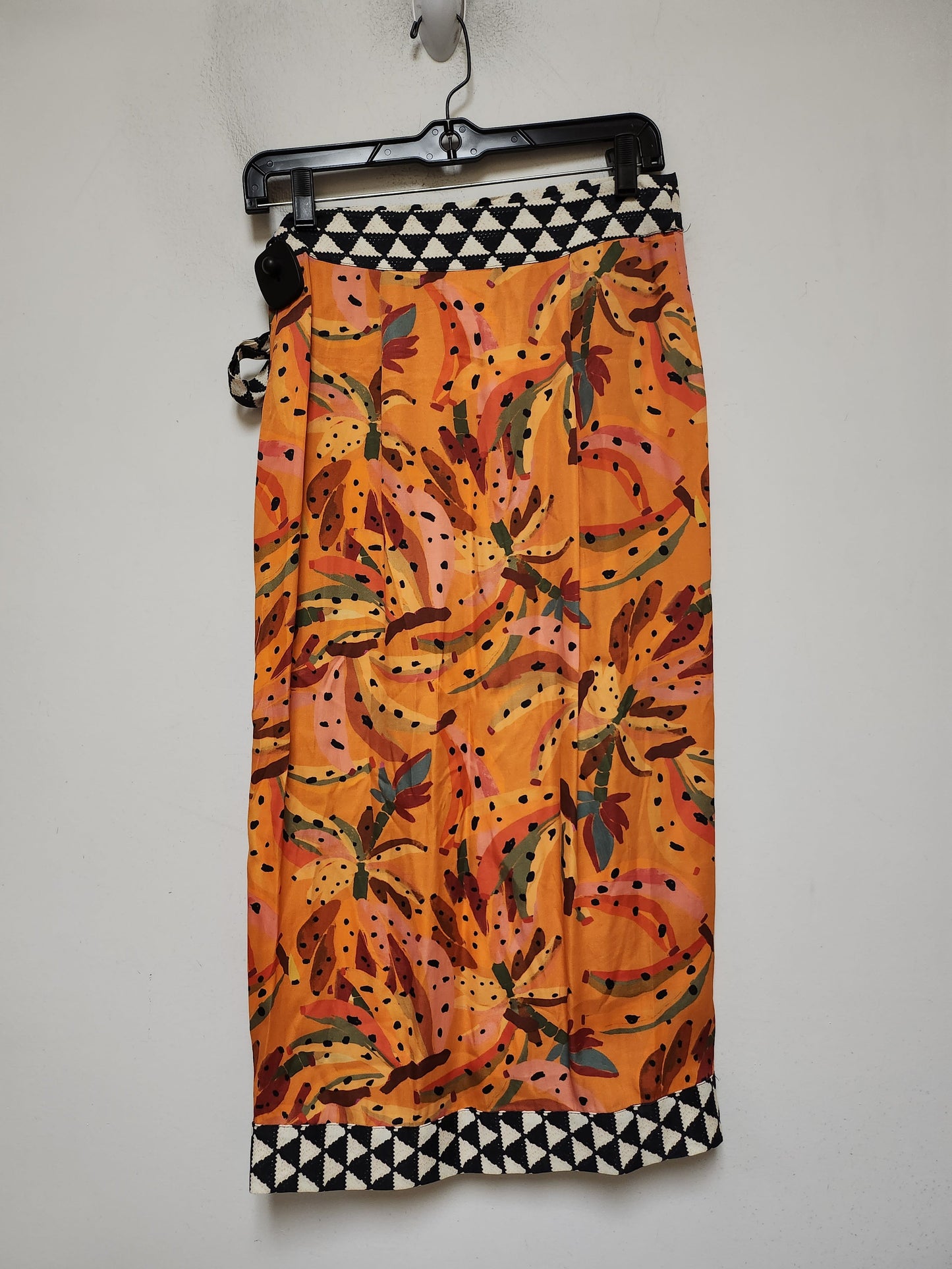 Skirt Maxi By Farm Rio In Orange, Size: 6