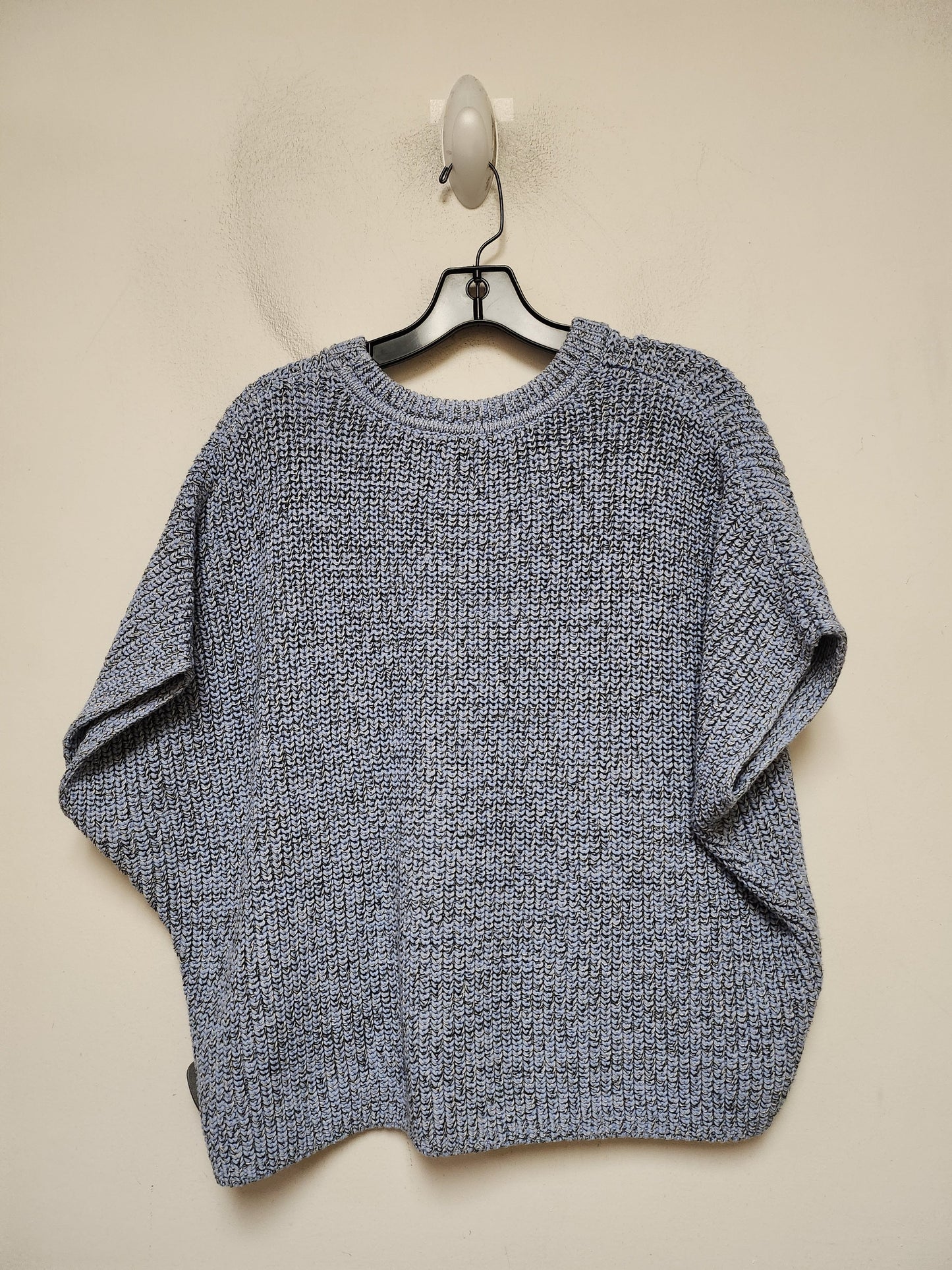 Sweater Short Sleeve By Gap In Blue, Size: L