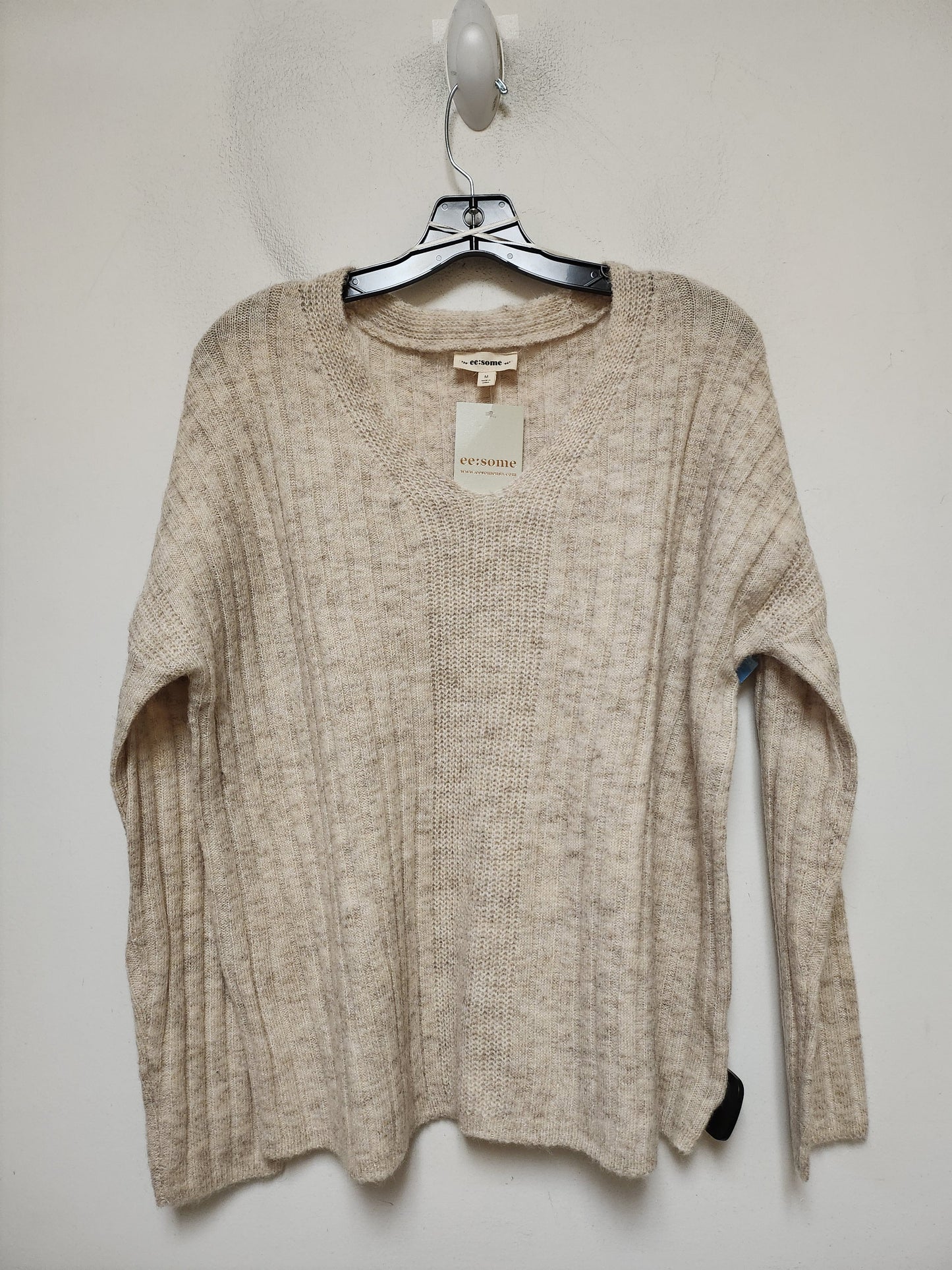 Sweater By Ee Some In Tan, Size: M