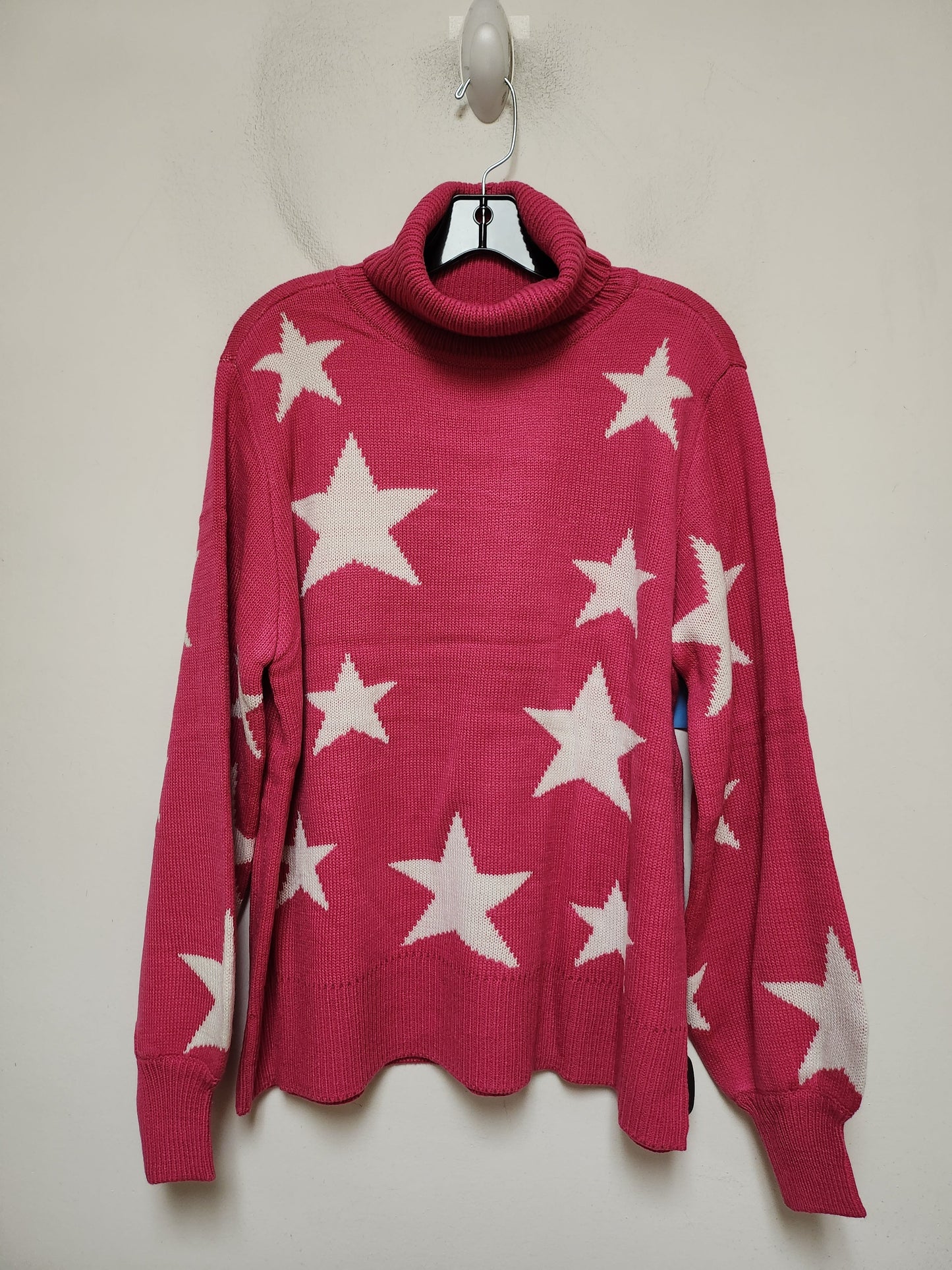 Sweater By Zenana Outfitters In Pink, Size: L