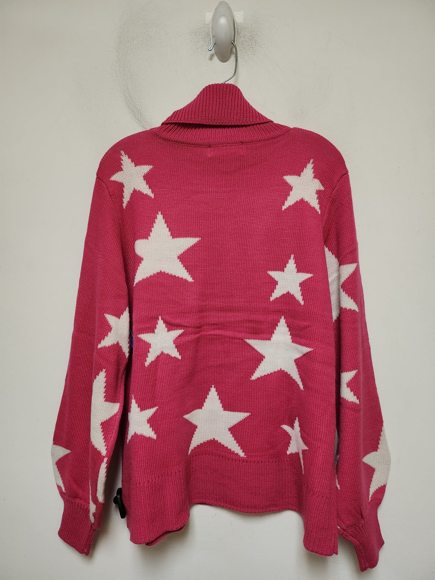 Sweater By Zenana Outfitters In Pink, Size: L