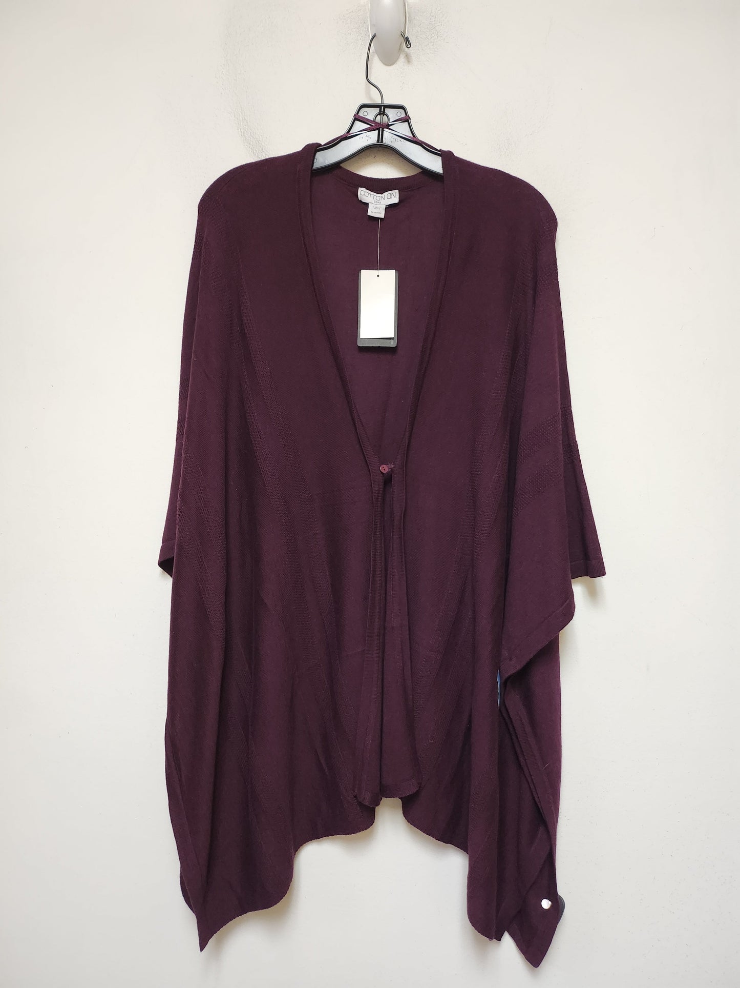 Sweater Short Sleeve By Cotton On In Purple, Size: Osfm