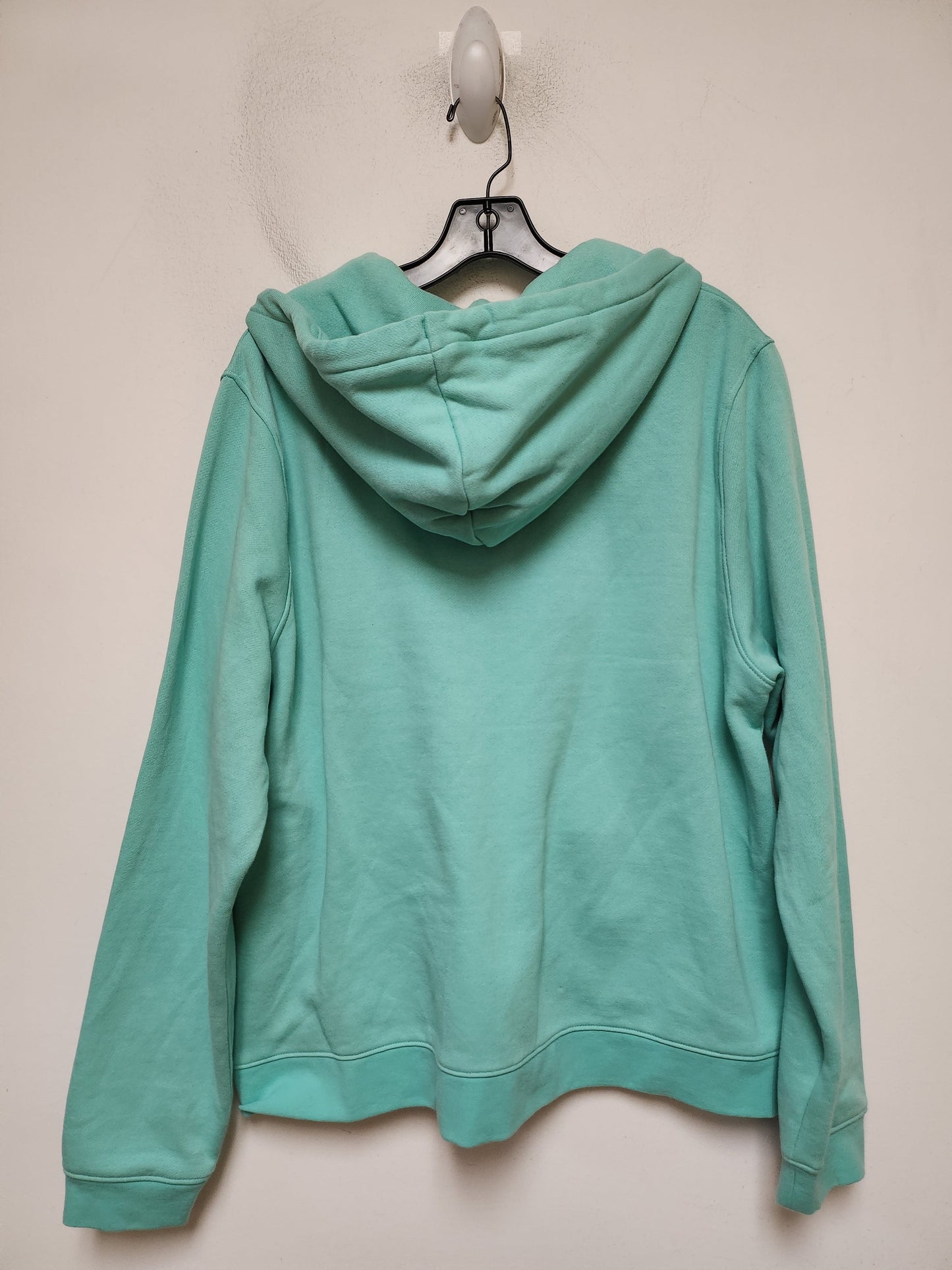 Sweatshirt Hoodie By Walt Disney In Teal, Size: Xl