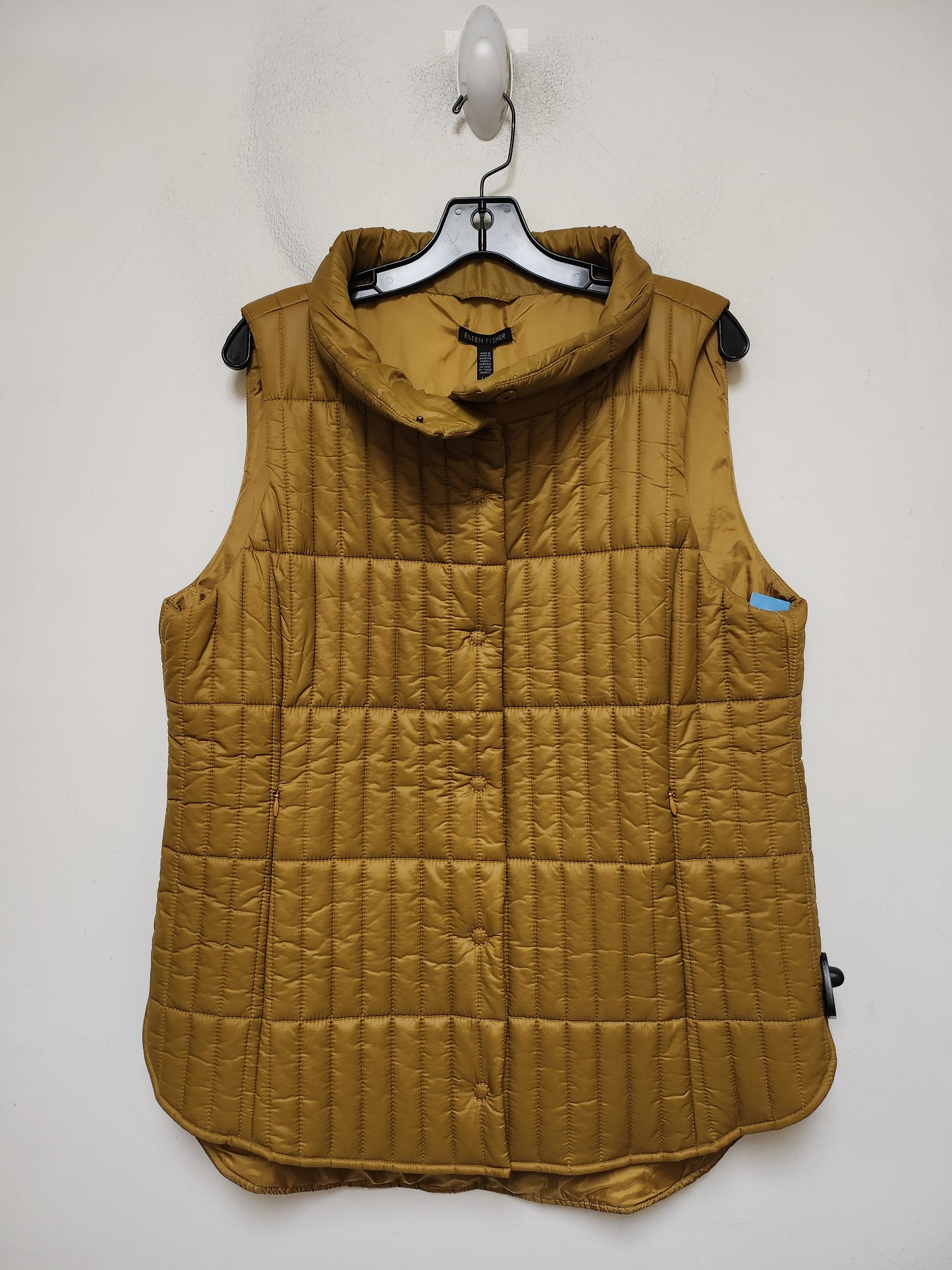 Vest Puffer & Quilted By 1.state In Yellow, Size: L