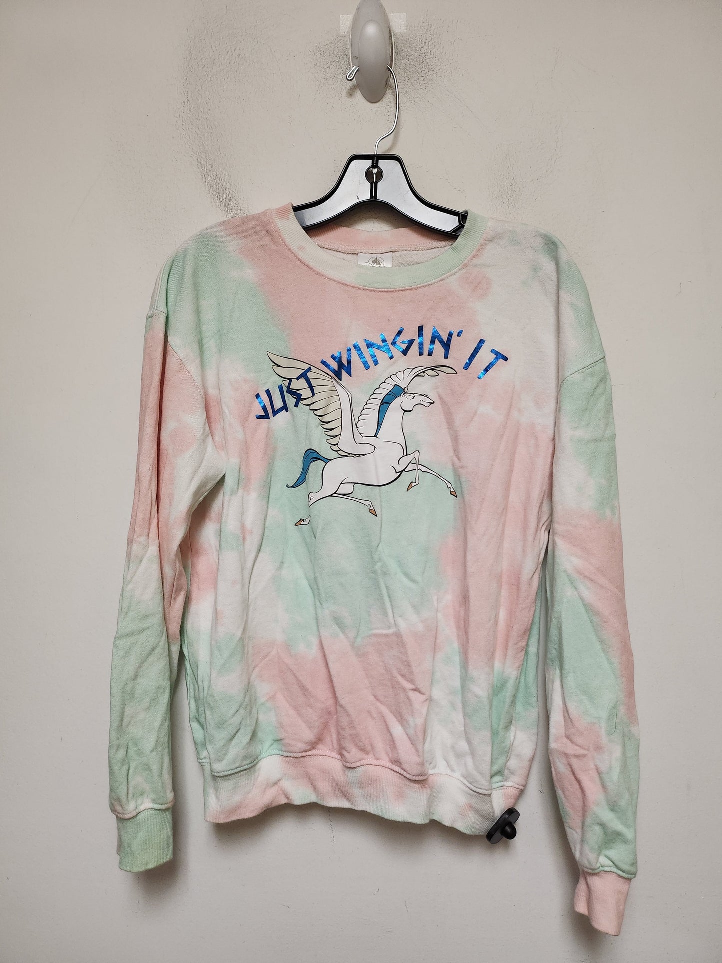 Top Long Sleeve By Walt Disney In Tie Dye Print, Size: S