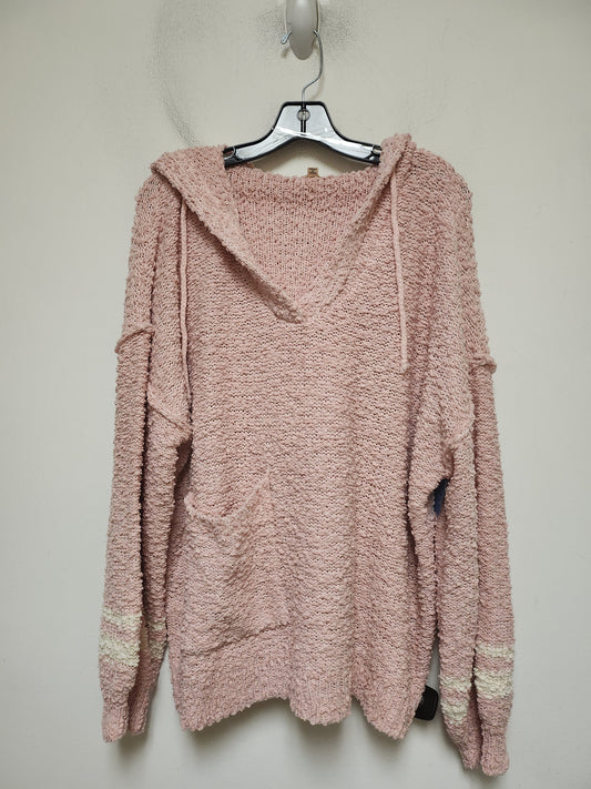 Sweater By Pol In Pink, Size: L