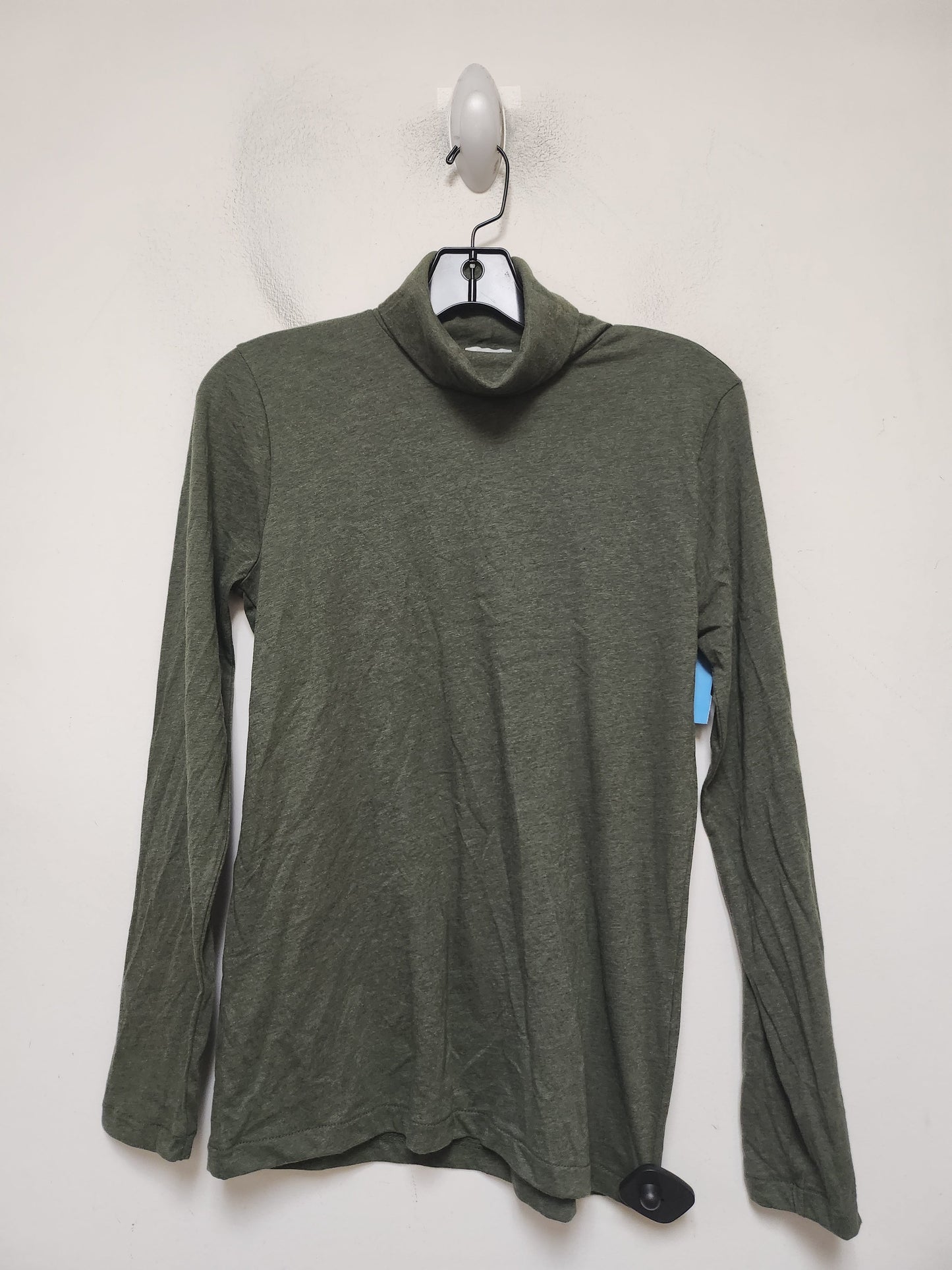 Top Long Sleeve Basic By J. Crew In Green, Size: Xs