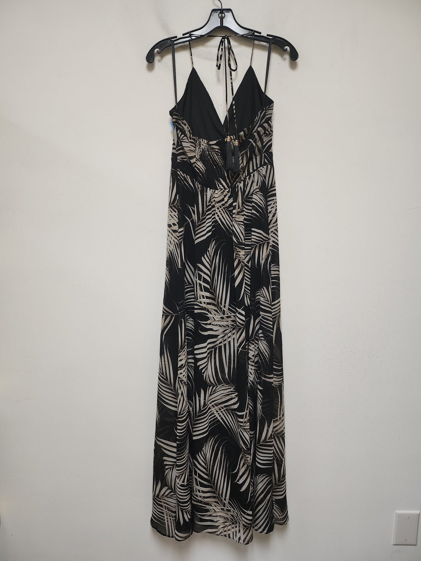 Dress Casual Maxi By White House Black Market In Black & Tan, Size: S