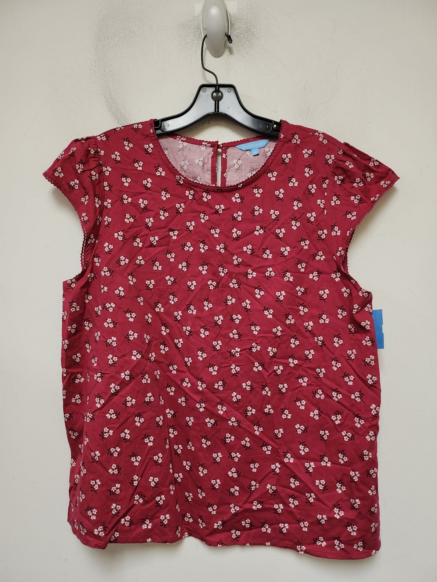 Top Short Sleeve By Draper James In Pink, Size: L