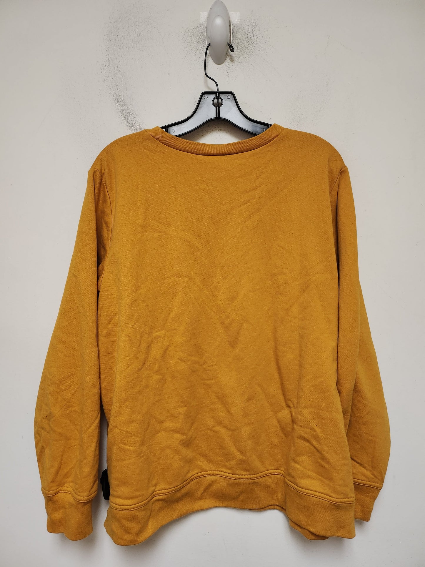 Sweatshirt Crewneck By Gap In Yellow, Size: Xl