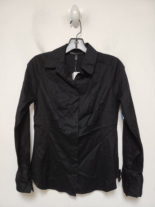 Top Long Sleeve By White House Black Market In Black, Size: Sp