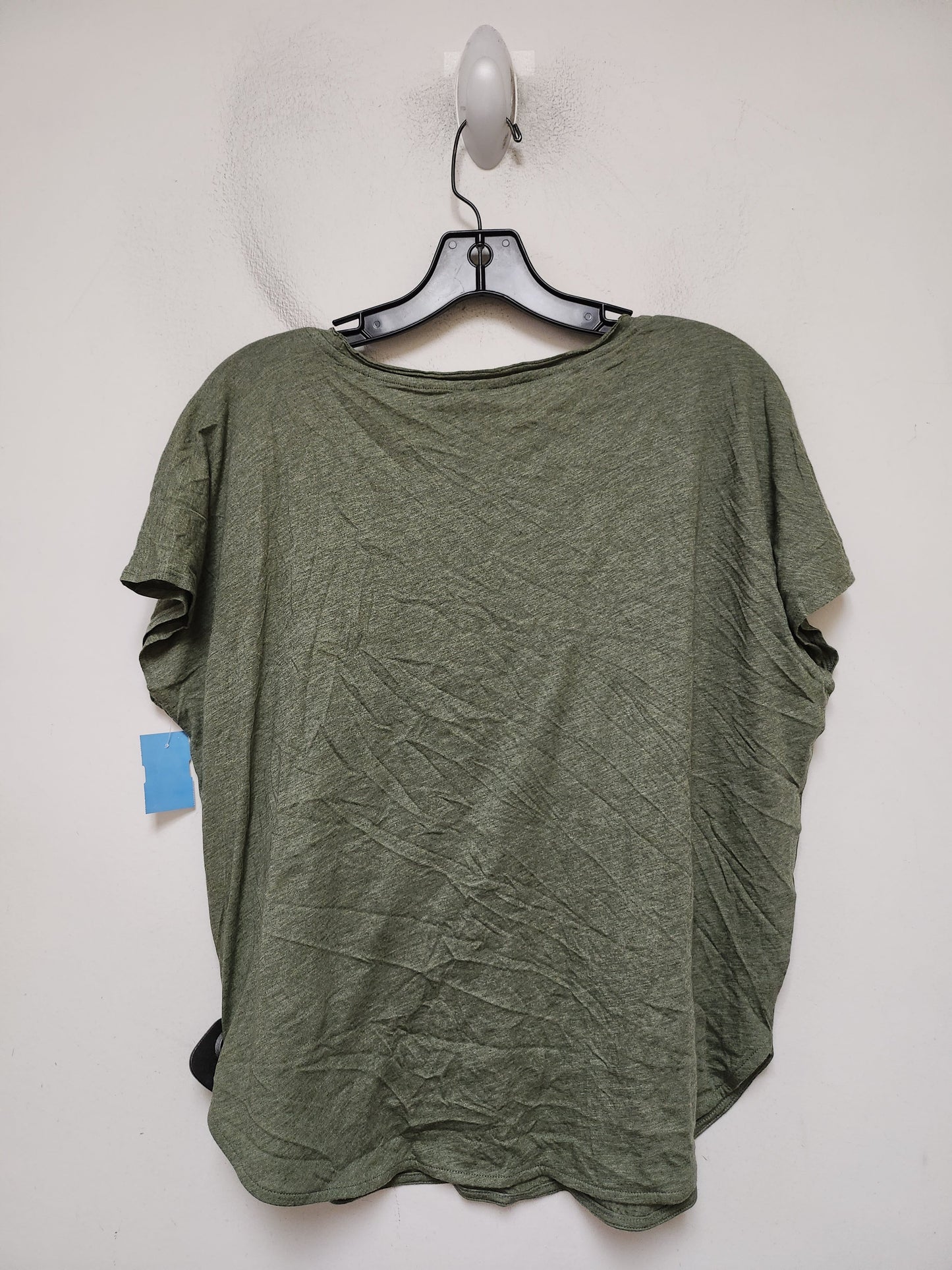 Top Short Sleeve Basic By Anthropologie In Green, Size: Xs