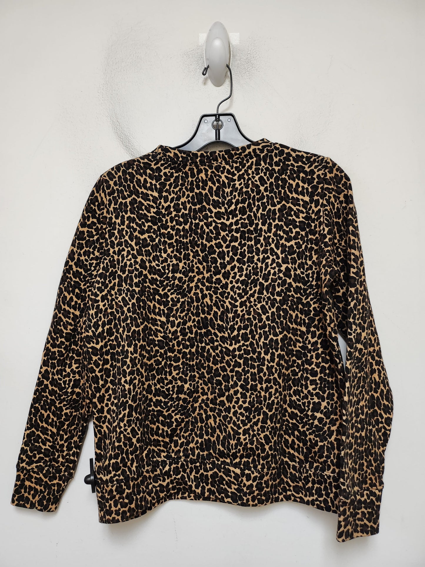 Sweatshirt Crewneck By J. Crew In Animal Print, Size: Xs