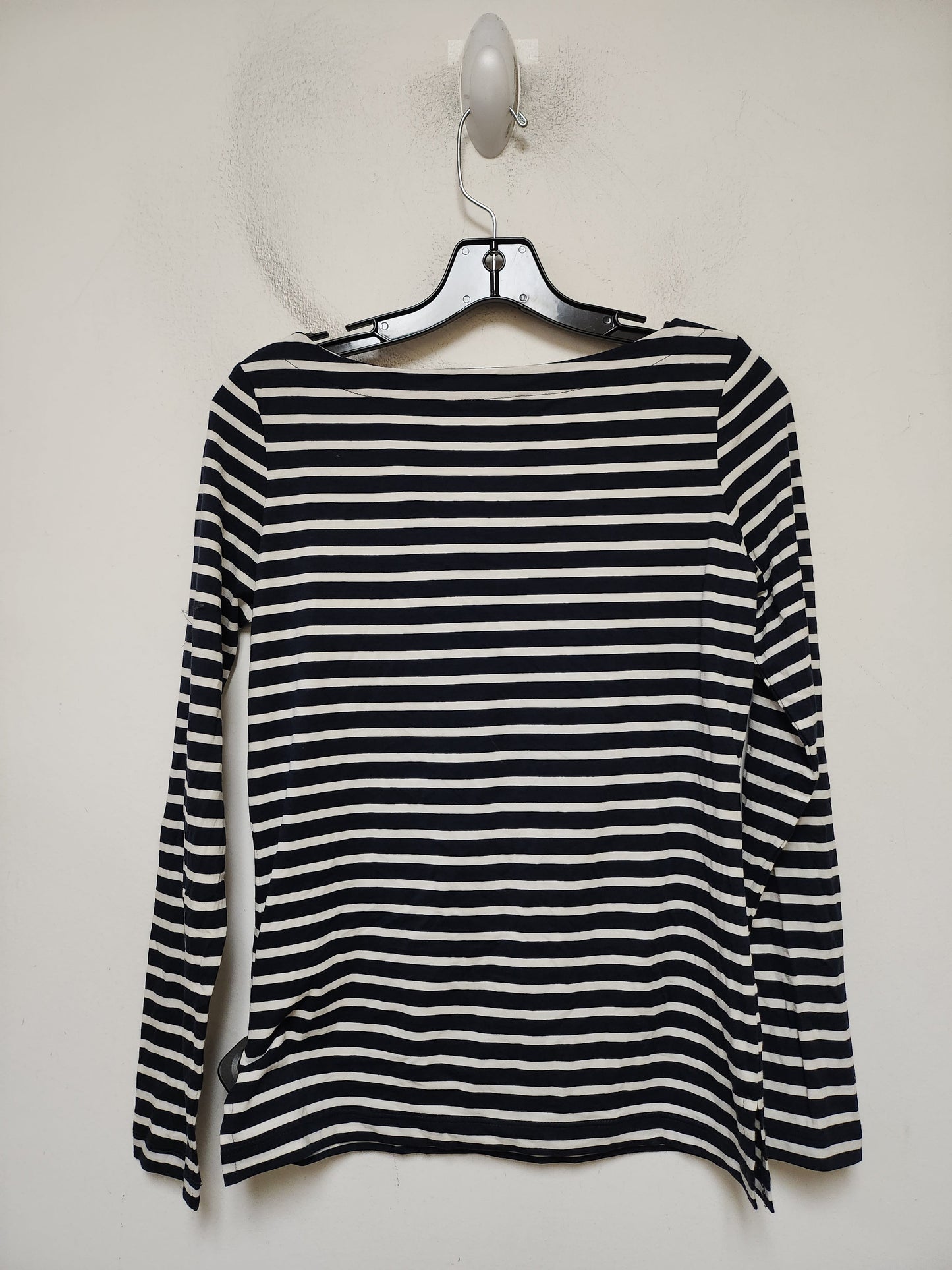 Top Long Sleeve By Banana Republic In Striped Pattern, Size: Xs