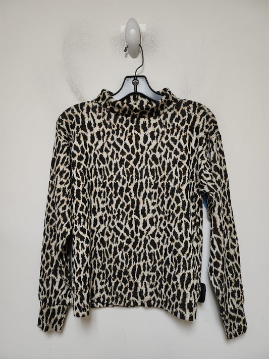 Top Long Sleeve By Loft In Animal Print, Size: Xs