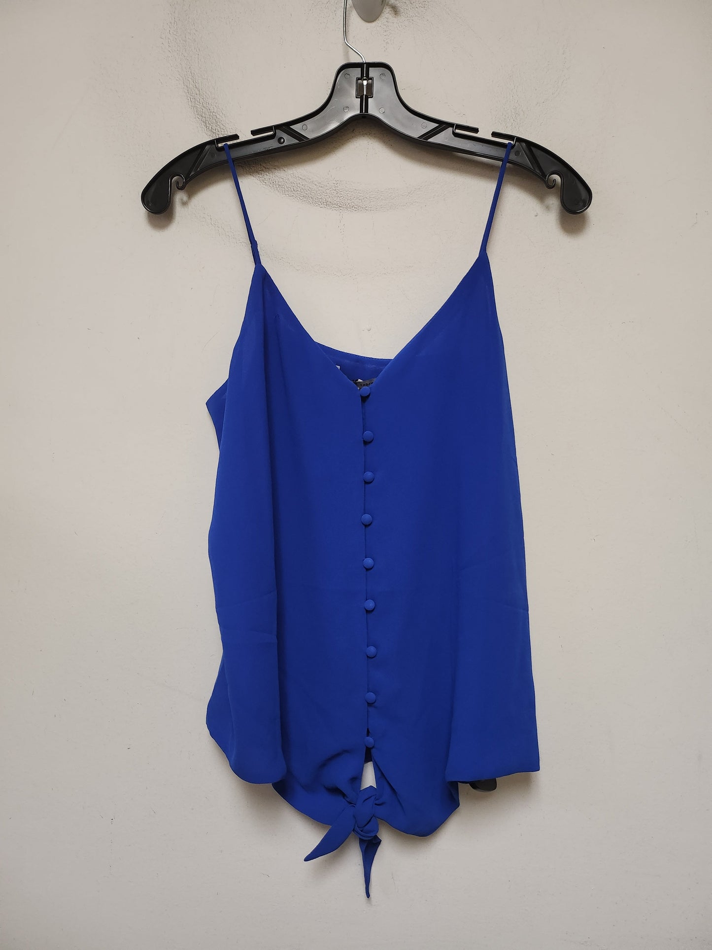 Top Sleeveless By Naked Zebra In Blue, Size: M