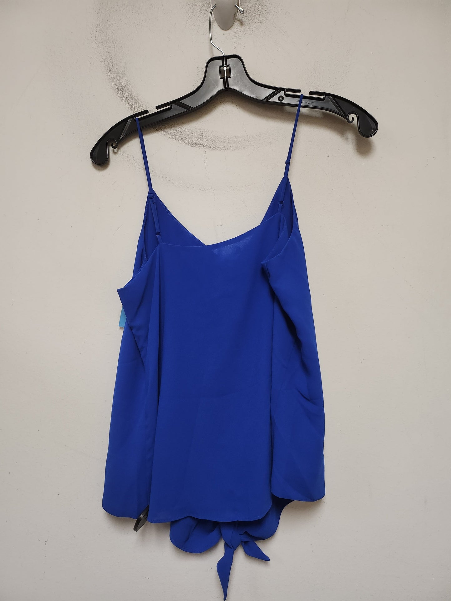 Top Sleeveless By Naked Zebra In Blue, Size: M