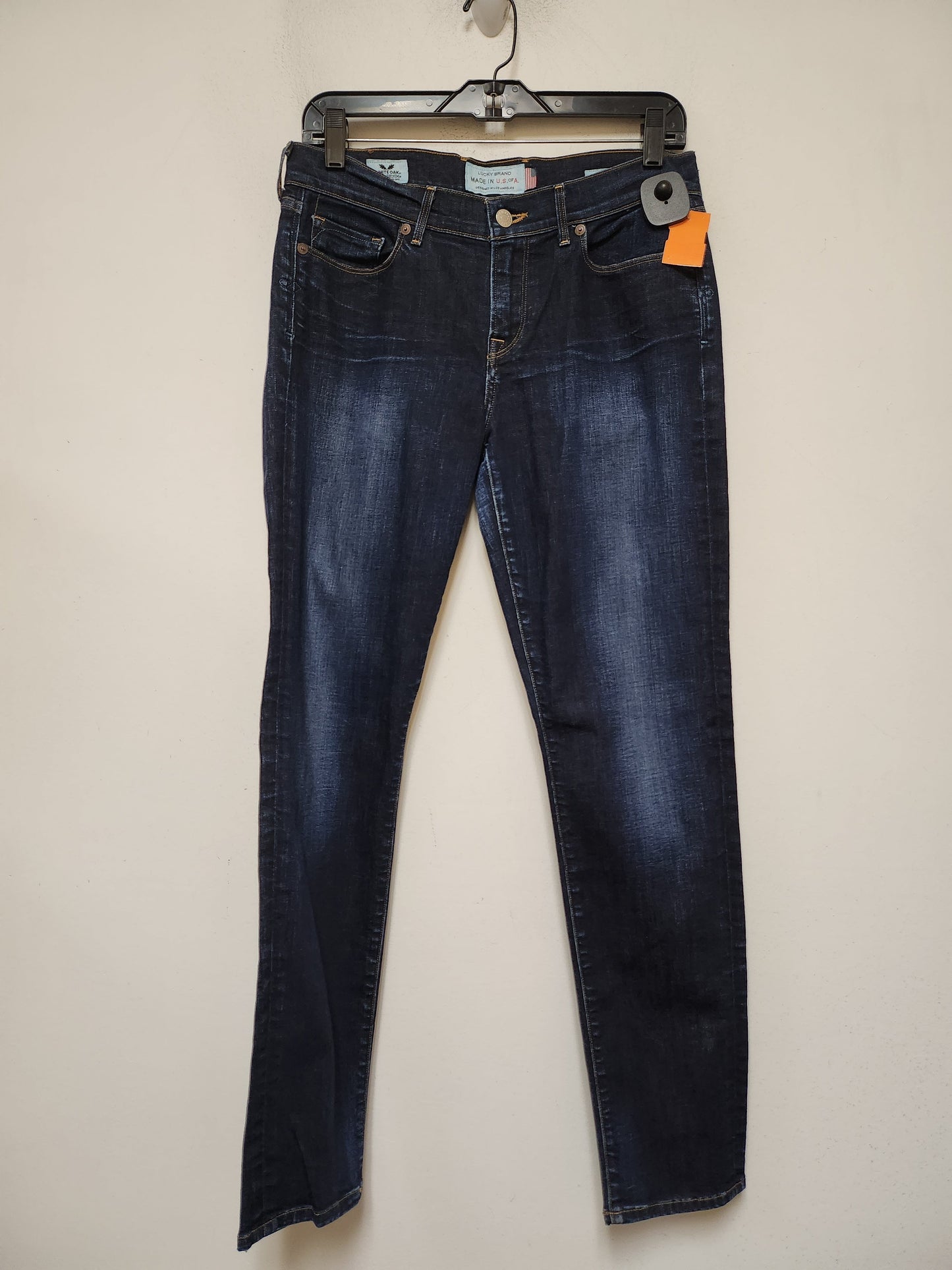 Jeans Skinny By Lucky Brand In Blue Denim, Size: 6