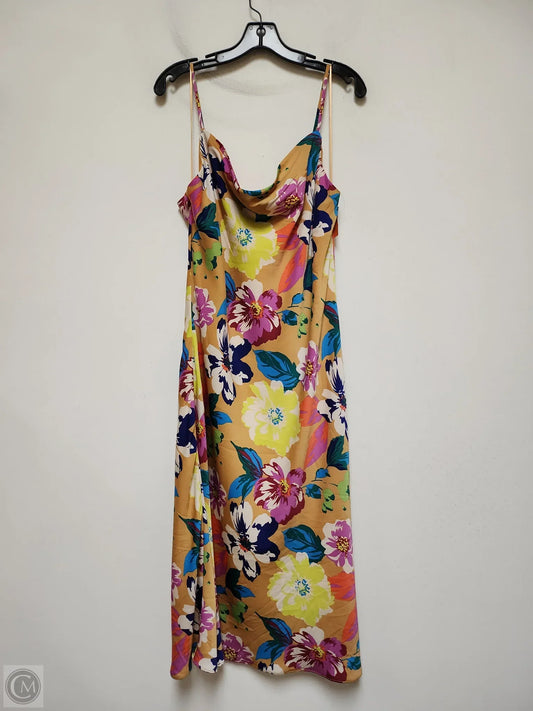 Dress Casual Maxi By Skies Are Blue In Floral Print, Size: Xl