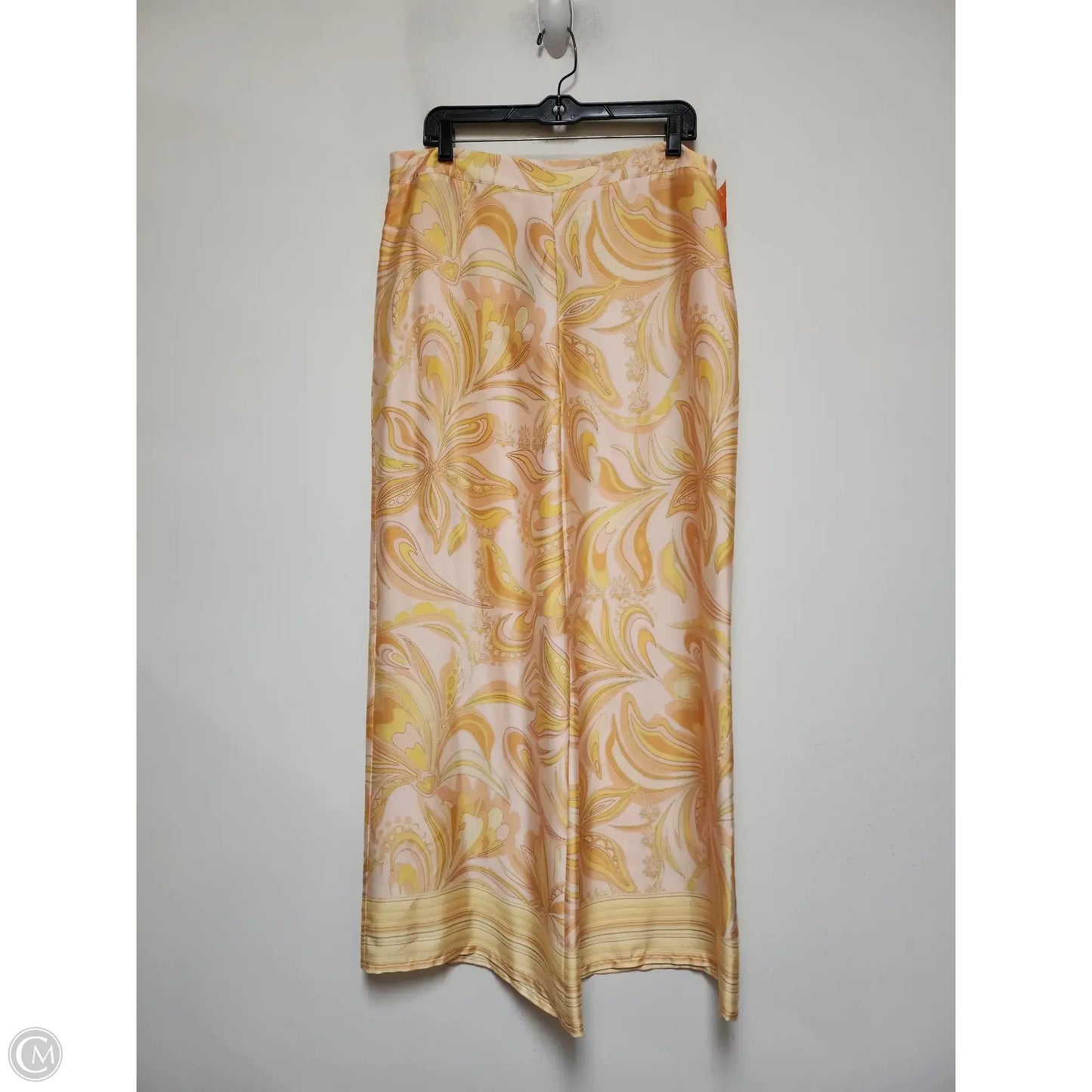 Pants Wide Leg By Antonio Melani In Yellow, Size: 14