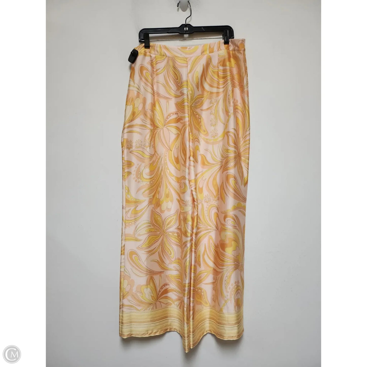 Pants Wide Leg By Antonio Melani In Yellow, Size: 14