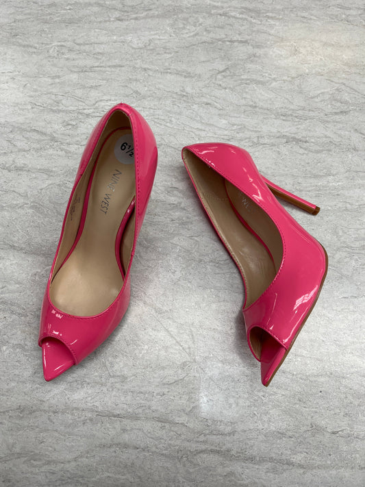 Shoes Heels Stiletto By Nine West In Pink, Size: 6.5