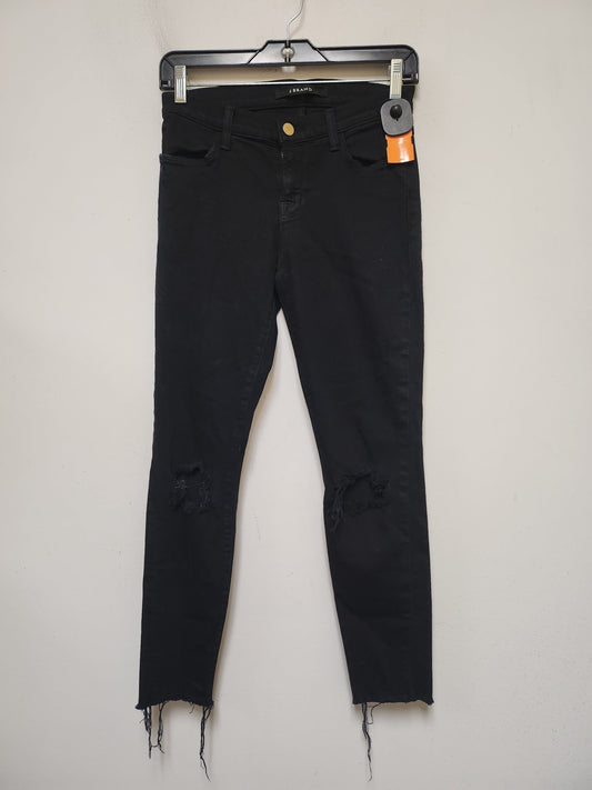 Jeans Skinny By J Brand In Black Denim, Size: 2