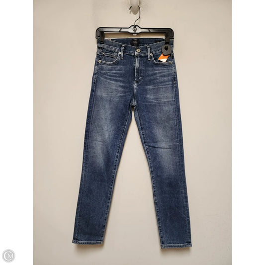 Jeans Skinny By Citizens Of Humanity In Blue Denim, Size: 2