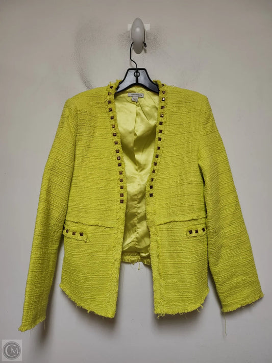 Blazer By Boston Proper In Chartreuse, Size: L