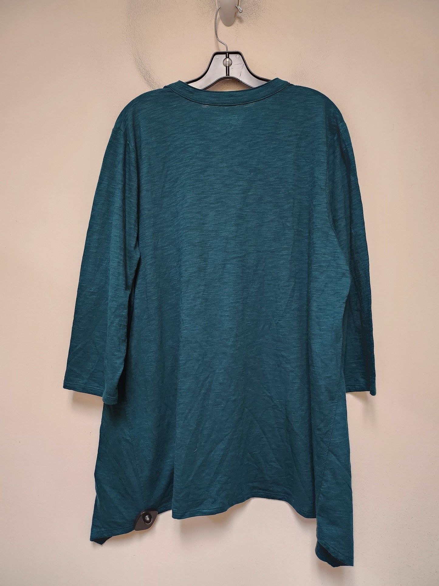 Top Short Sleeve Basic By Chicos In Green, Size: Xl