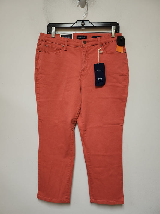 Jeans Cropped By Charter Club In Pink, Size: 10