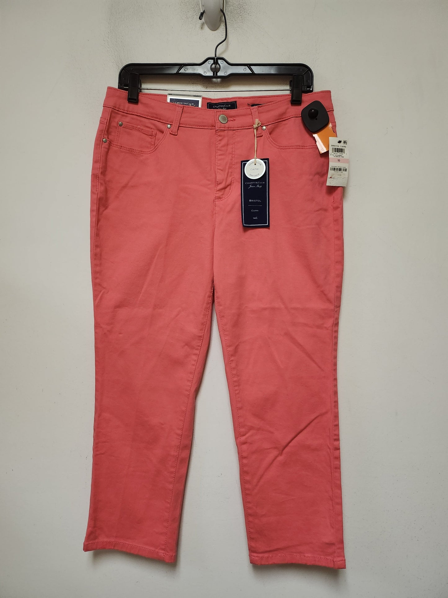 Jeans Cropped By Charter Club In Pink, Size: 10