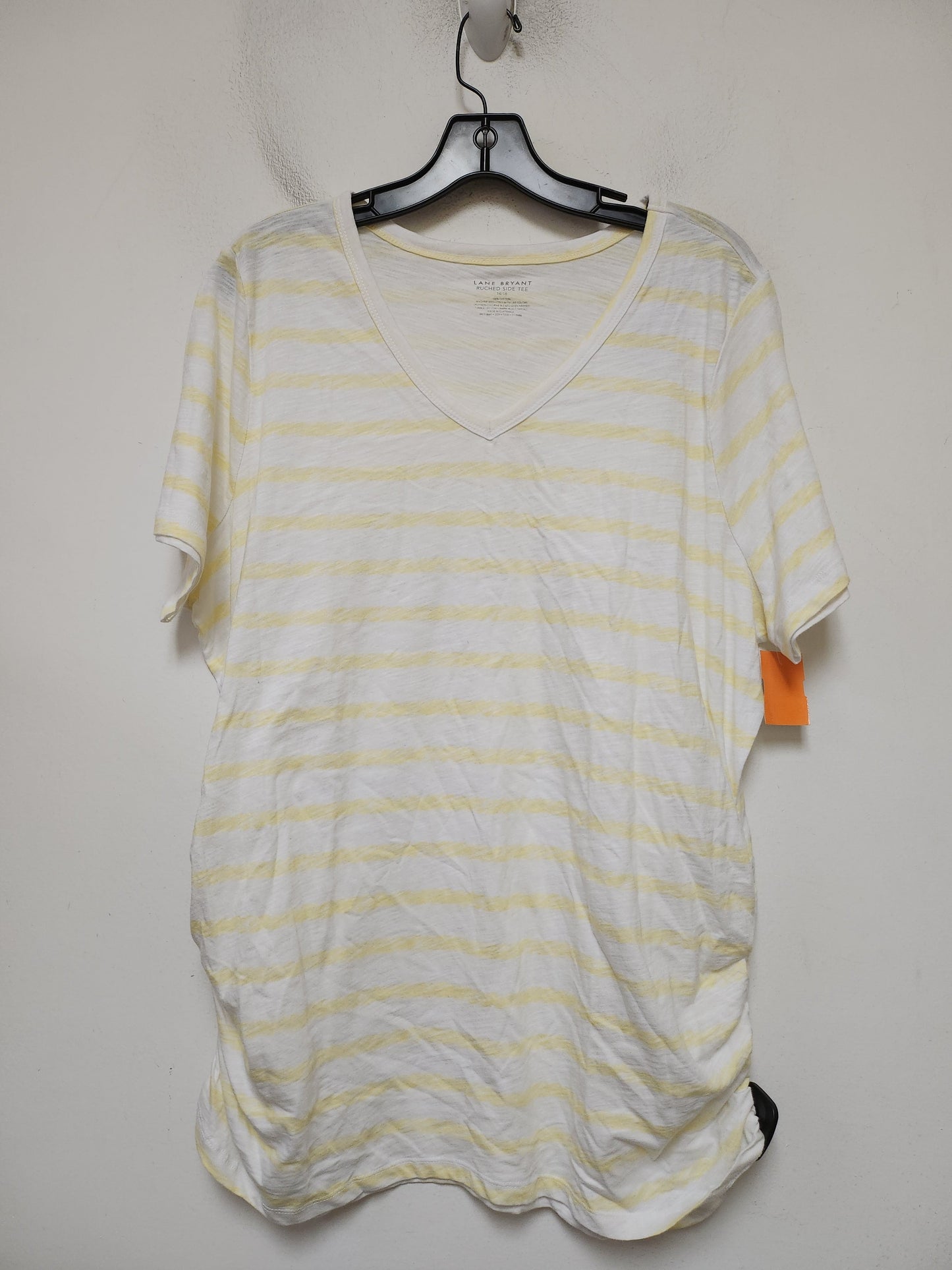 Top Short Sleeve Basic By Lane Bryant In Striped Pattern, Size: Xl